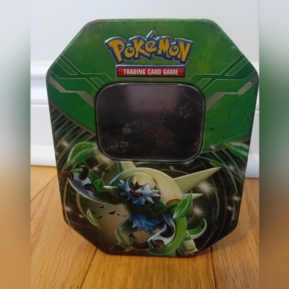 Pokemon Y2K Trading Card Game TCG Empty Tin Anime Japan Chesnaught - Picture 2 of 9